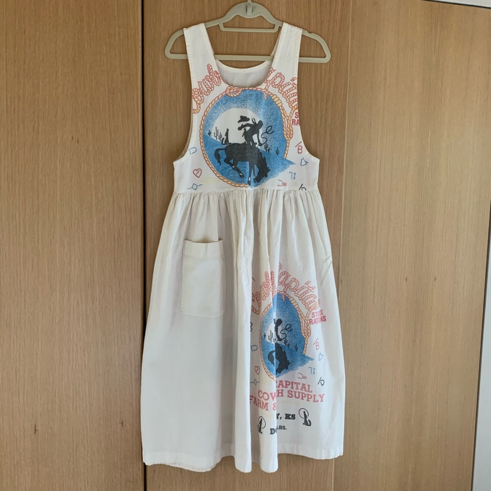 Vintage Cowboy Sack Dress